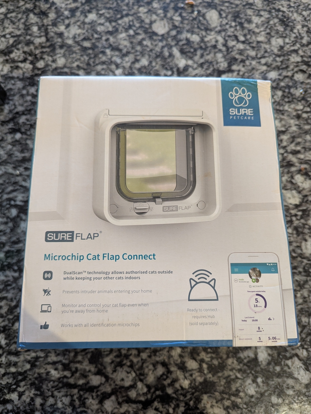 SureFlap Microchip Cat Flap Connect, New in Box